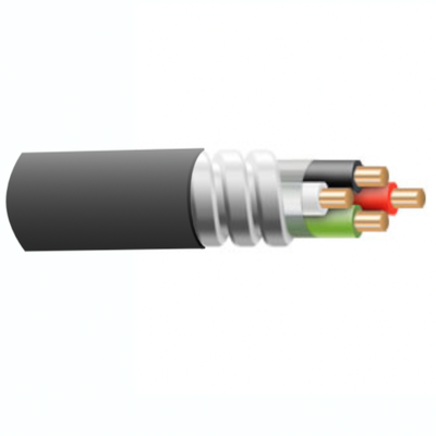 12/2 Solid MC Cable w/ Ground, PVC Jacketed